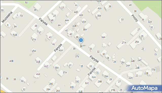 Warszawa, Farysa, 36, mapa Warszawy