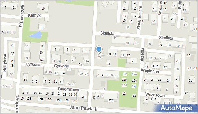 Warszawa, Fabryczna, 25, mapa Warszawy