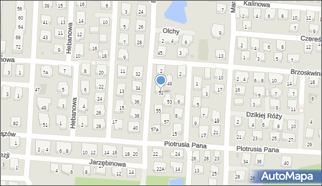 Warszawa, Fabryczna, 51, mapa Warszawy