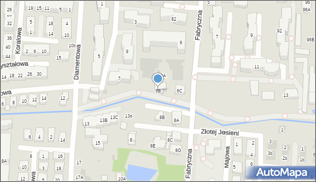 Warszawa, Fabryczna, 6B, mapa Warszawy