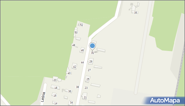 Wojciechów, Fabryczna, 31, mapa Wojciechów