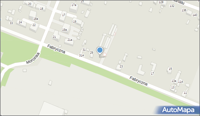 Wojkowice, Fabryczna, 25, mapa Wojkowice