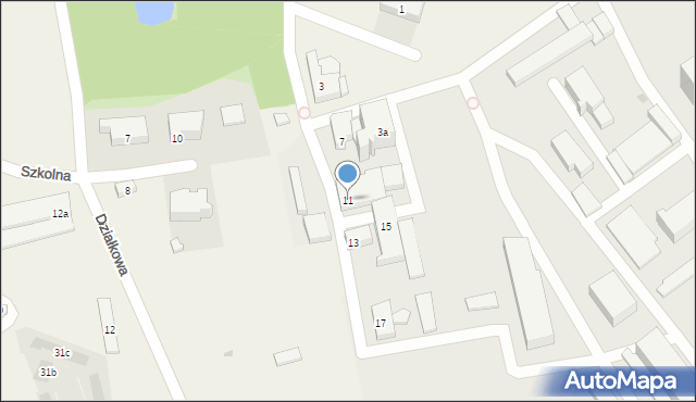 Wola Krzysztoporska, Fabryczna, 11, mapa Wola Krzysztoporska