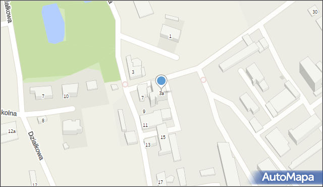 Wola Krzysztoporska, Fabryczna, 3a, mapa Wola Krzysztoporska