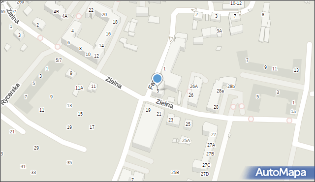 Wrocław, Farna, 3, mapa Wrocławia