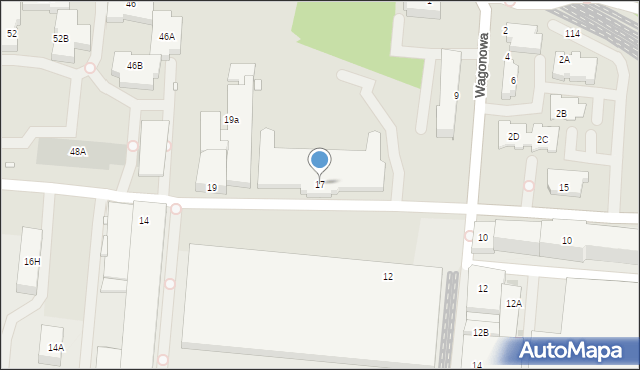 Wrocław, Fabryczna, 17, mapa Wrocławia