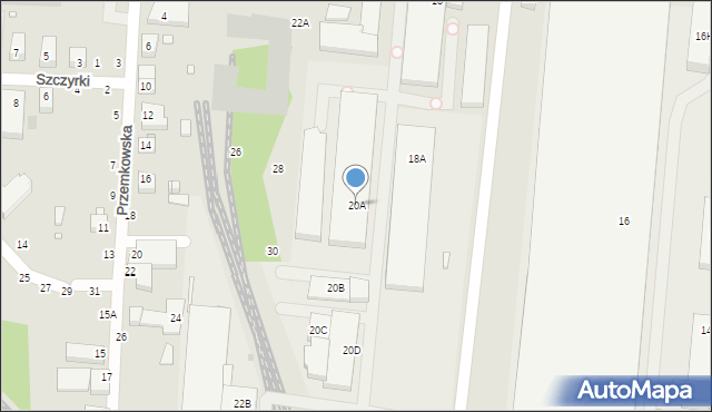 Wrocław, Fabryczna, 20A, mapa Wrocławia