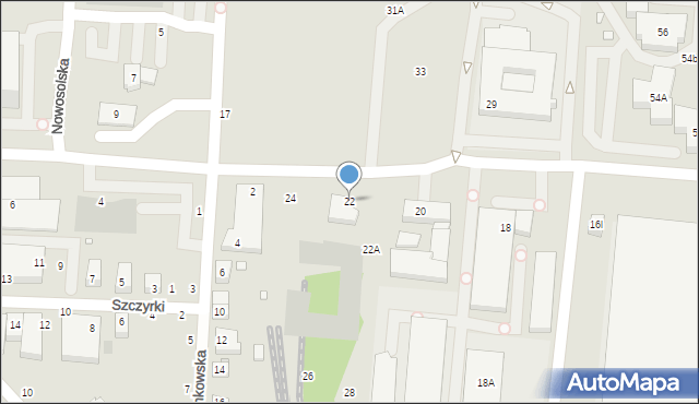 Wrocław, Fabryczna, 22, mapa Wrocławia