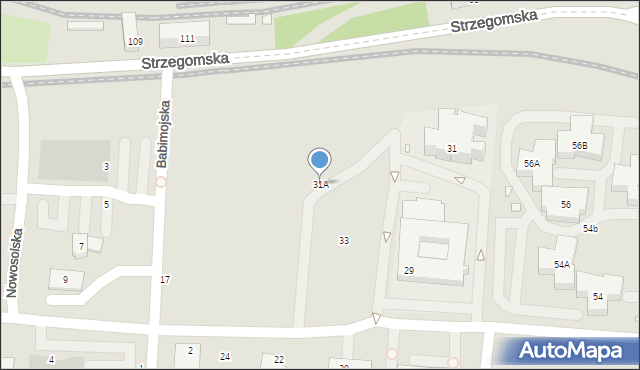 Wrocław, Fabryczna, 31A, mapa Wrocławia