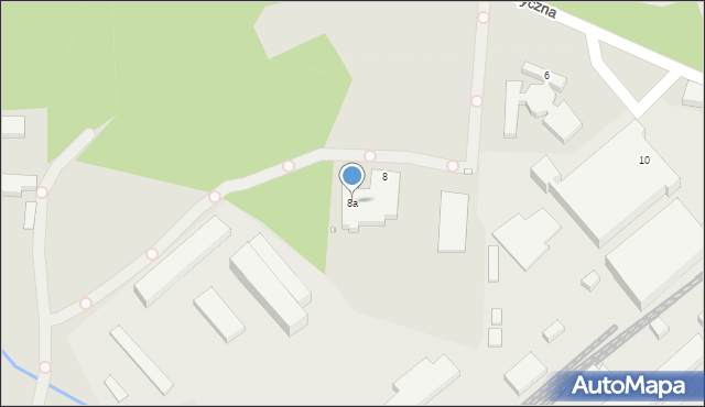 Zgorzelec, Fabryczna, 8a, mapa Zgorzelec