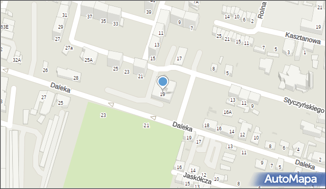 Bytom, Felińskiego Alojzego, 19, mapa Bytomia