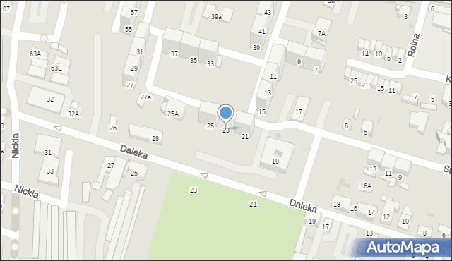 Bytom, Felińskiego Alojzego, 23, mapa Bytomia