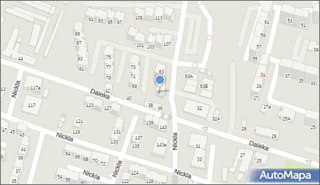 Bytom, Felińskiego Alojzego, 67, mapa Bytomia