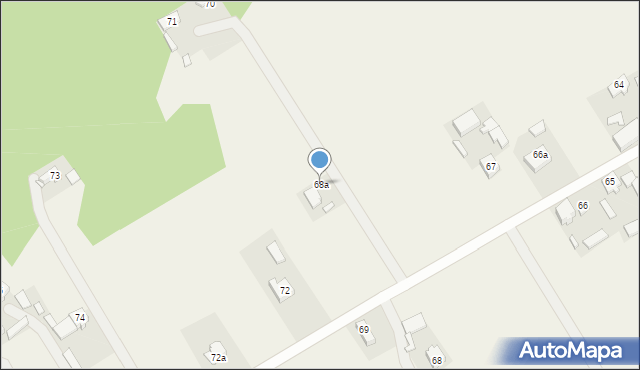 Feliksów, Feliksów, 68a, mapa Feliksów