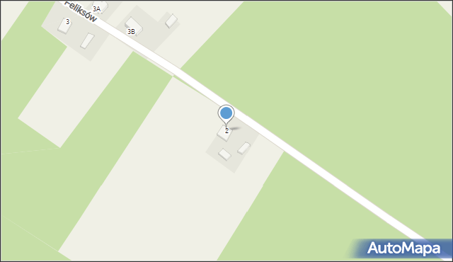 Feliksów, Feliksów, 2, mapa Feliksów