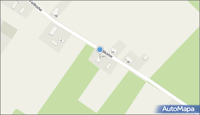Feliksów, Feliksów, 3, mapa Feliksów