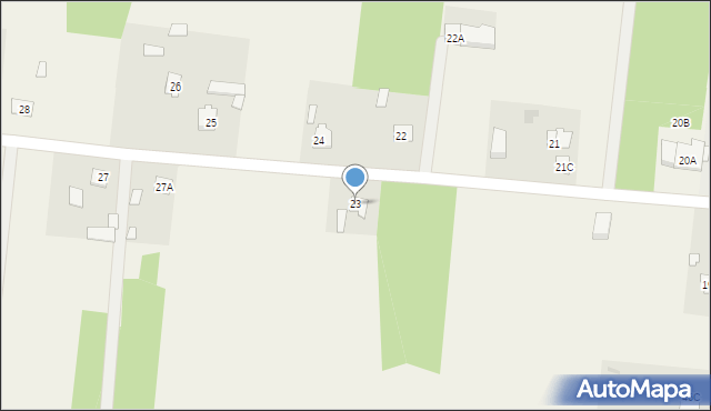 Feliksów, Feliksów, 23, mapa Feliksów