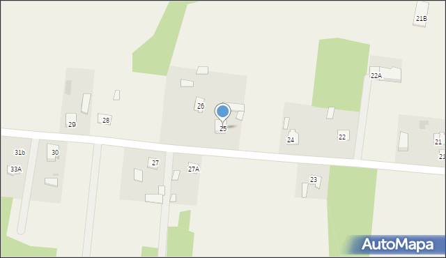 Feliksów, Feliksów, 25, mapa Feliksów