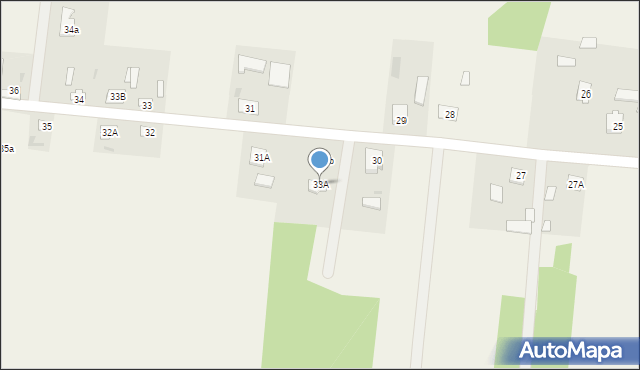 Feliksów, Feliksów, 33A, mapa Feliksów