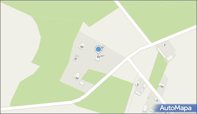 Feliksów, Feliksów, 8d, mapa Feliksów