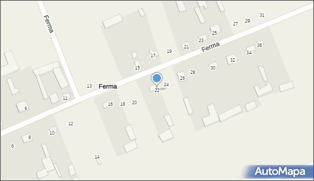 Ferma, Ferma, 22, mapa Ferma