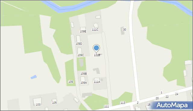 Jastkowice, Fedorowskiego, 111B, mapa Jastkowice