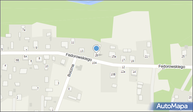 Jastkowice, Fedorowskiego, 15, mapa Jastkowice