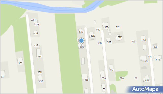 Jastkowice, Fedorowskiego, 53C, mapa Jastkowice