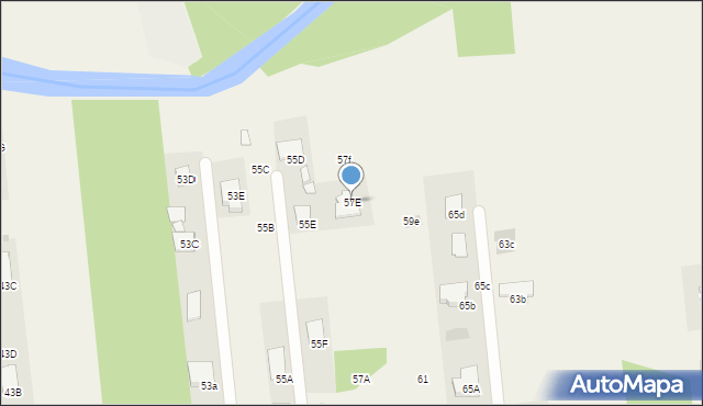 Jastkowice, Fedorowskiego, 57E, mapa Jastkowice