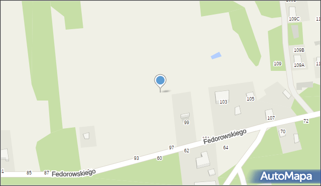 Jastkowice, Fedorowskiego, 97c, mapa Jastkowice