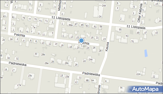 Mogilno, Feichta Hieronima, 22, mapa Mogilno