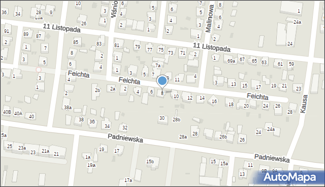 Mogilno, Feichta Hieronima, 8, mapa Mogilno