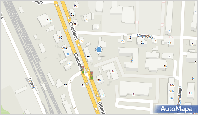 Reda, Fenikowskiego Franciszka, 10, mapa Reda