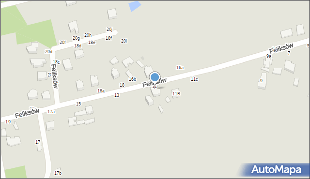 Skierniewice, Feliksów, 11A, mapa Skierniewic
