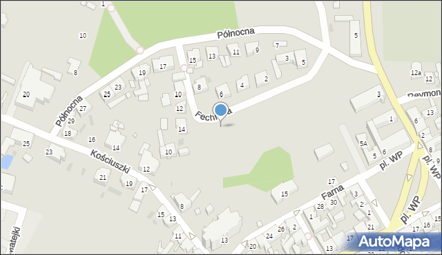 Śmigiel, Fechnera, 16, mapa Śmigiel