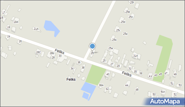 Sosnowiec, Feliks, 23, mapa Sosnowca