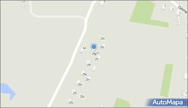 Sosnowiec, Feliks, 25g, mapa Sosnowca