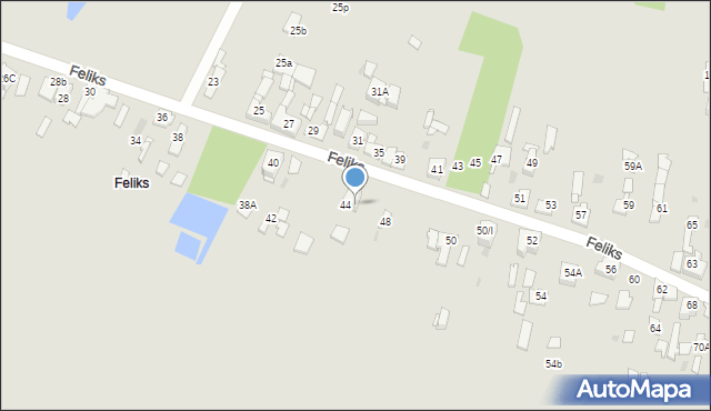 Sosnowiec, Feliks, 46, mapa Sosnowca