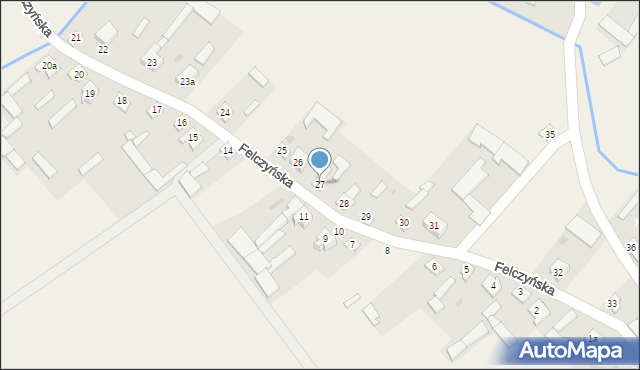 Wąsosz, Felczyńska, 27, mapa Wąsosz