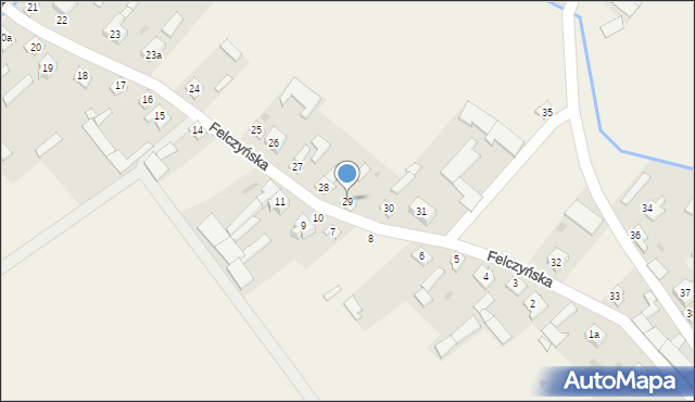Wąsosz, Felczyńska, 29, mapa Wąsosz