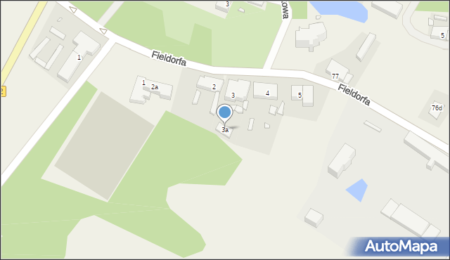 Czacz, Fieldorfa-Nila Augusta Emila, gen., 3a, mapa Czacz