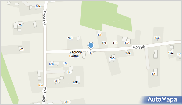 Dzianisz, Fidryga, 123, mapa Dzianisz