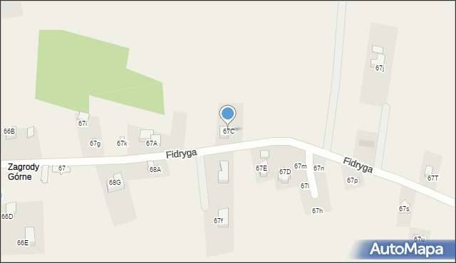 Dzianisz, Fidryga, 168, mapa Dzianisz