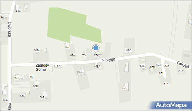 Dzianisz, Fidryga, 178, mapa Dzianisz