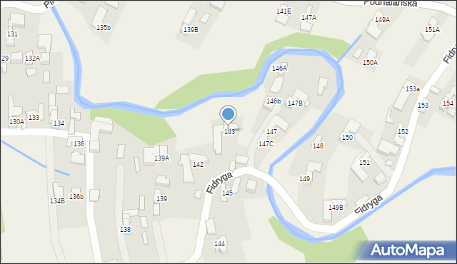 Dzianisz, Fidryga, 30, mapa Dzianisz