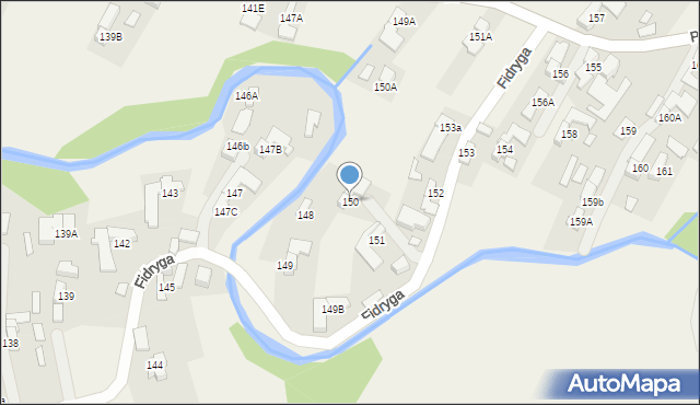 Dzianisz, Fidryga, 8, mapa Dzianisz