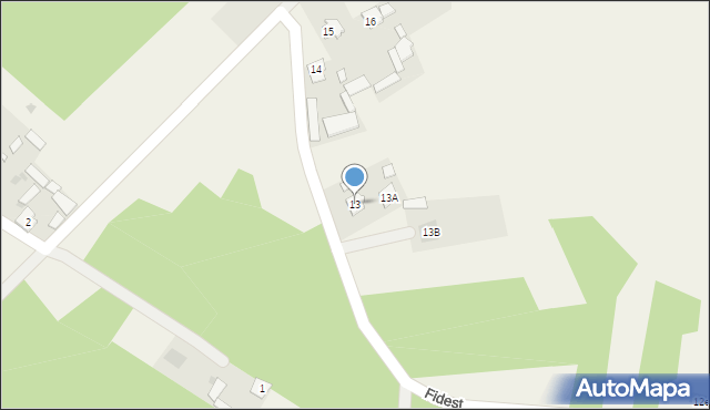 Fidest, Fidest, 13, mapa Fidest