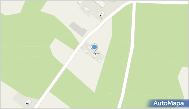 Fiedorowizna, Fiedorowizna, 18, mapa Fiedorowizna