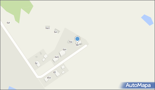 Fijewo, Fijewo, 64i, mapa Fijewo