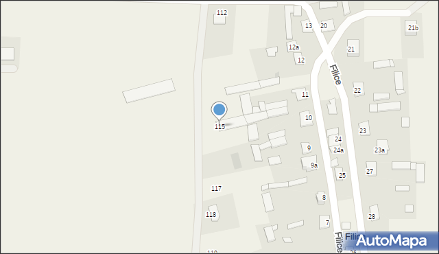 Filice, Filice, 115, mapa Filice